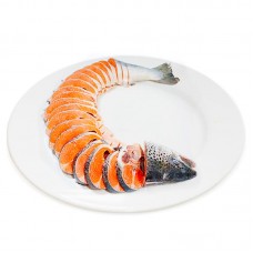 【国内现货包邮】Tasman Kitchen 塔斯曼 智利冰冻三文鱼整条 切片真空普通泡沫（10-11斤/条）